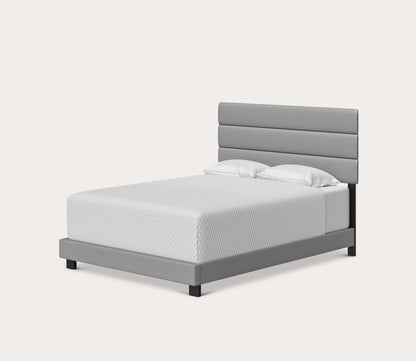 Nashville Faux Leather Upholstered Platform Bed by Arkotec
