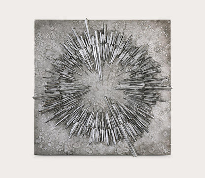 Nebulus Silver Wall Art by Uttermost