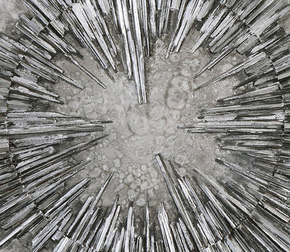 Nebulus Silver Wall Art by Uttermost
