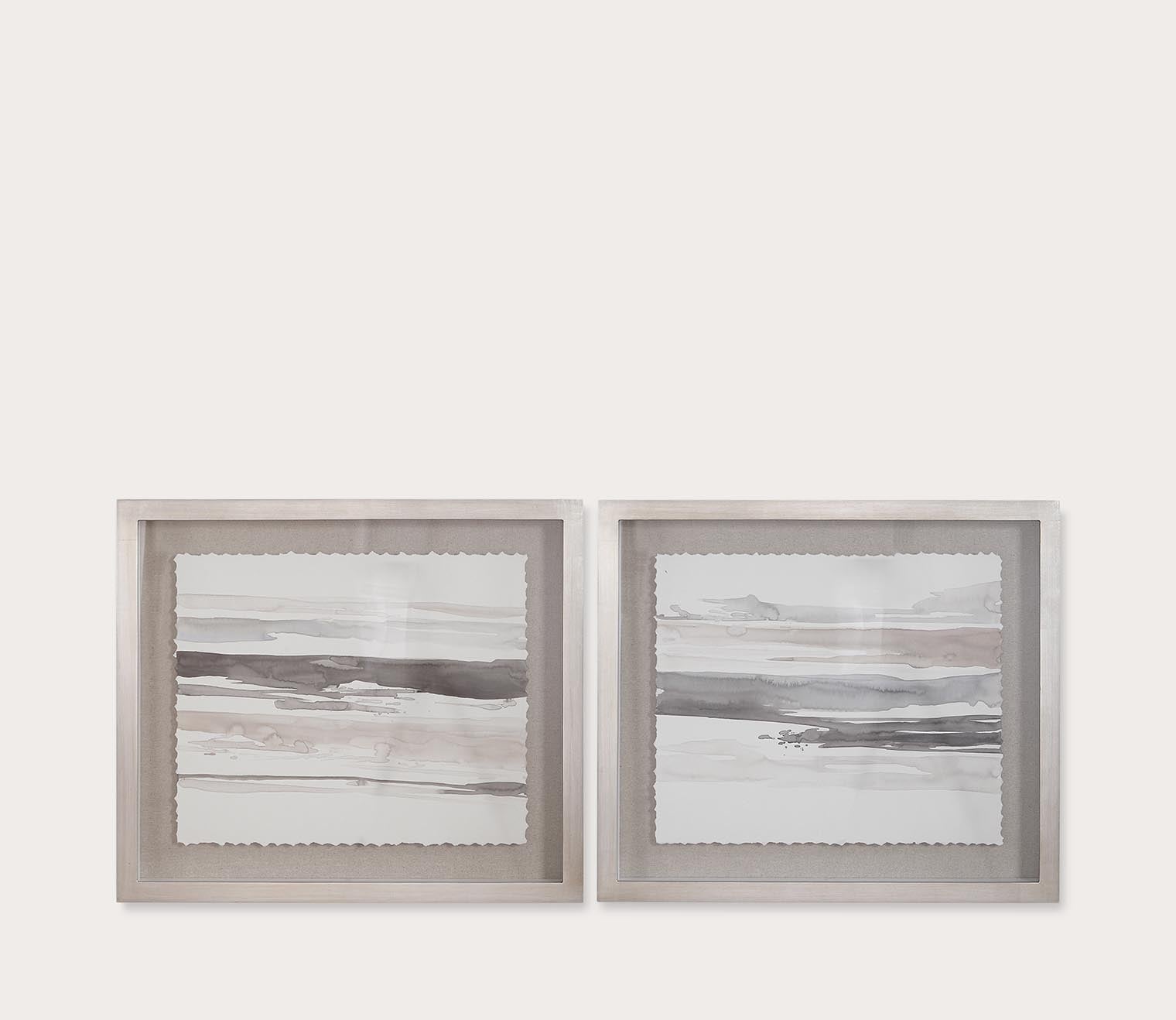 Neutral Landscape Framed Prints Set of 2 by Uttermost