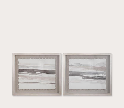 Neutral Landscape Framed Prints Set of 2 by Uttermost