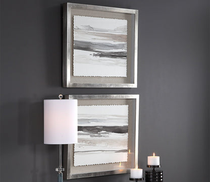 Neutral Landscape Framed Prints Set of 2 by Uttermost