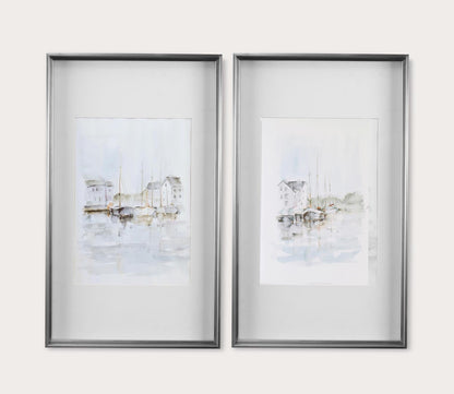 New England Port Prints Set of 2 by Uttermost