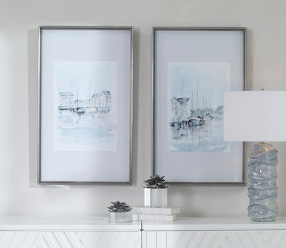 New England Port Prints Set of 2 by Uttermost