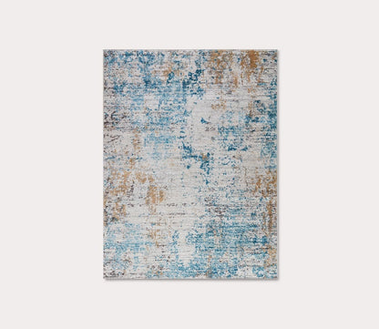 Newport Pegasus Abstract Blue Cream Area Rug by Madison Park