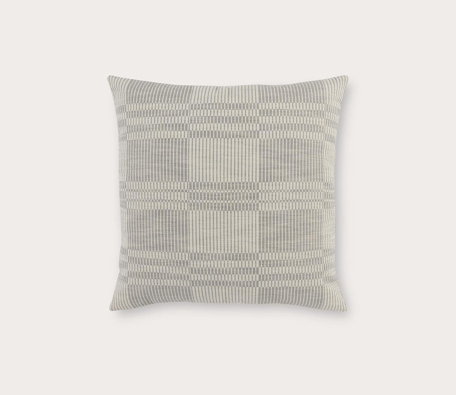 Newton Gray Throw Pillow