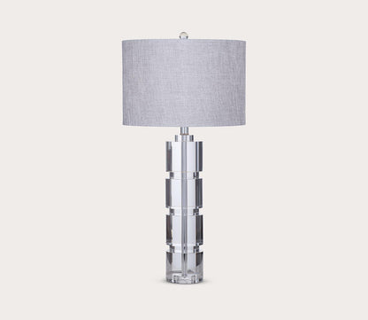 Nikola Glass Table Lamp by Bassett Mirror