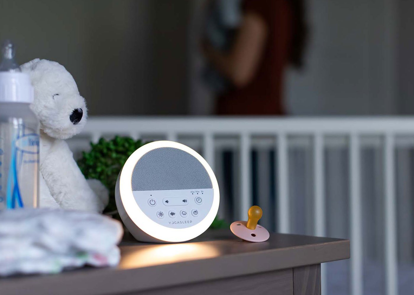 Nod White Noise Machine with Night Light by Yogasleep