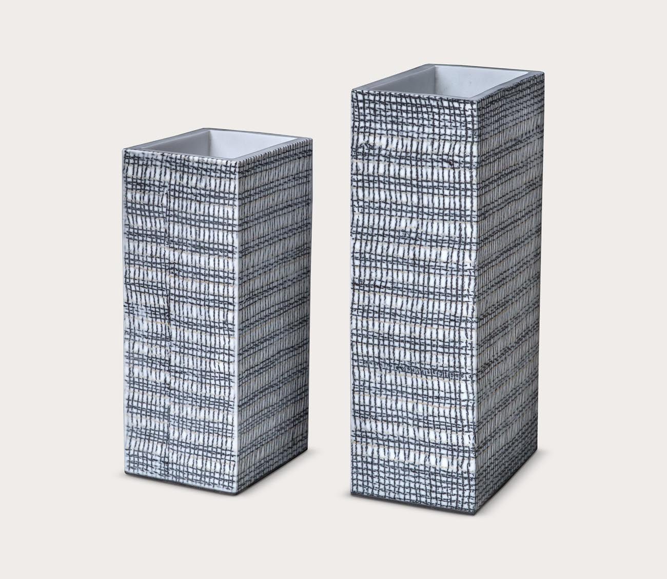 Nomad Rectangular Vases Set of 2 by Uttermost
