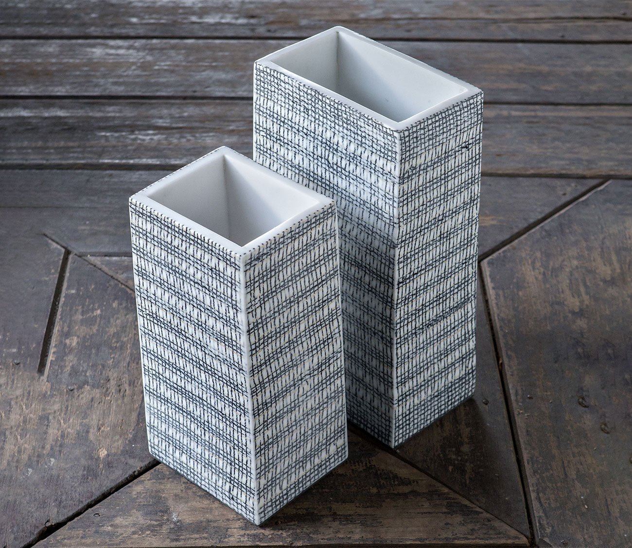 Nomad Rectangular Vases Set of 2 by Uttermost