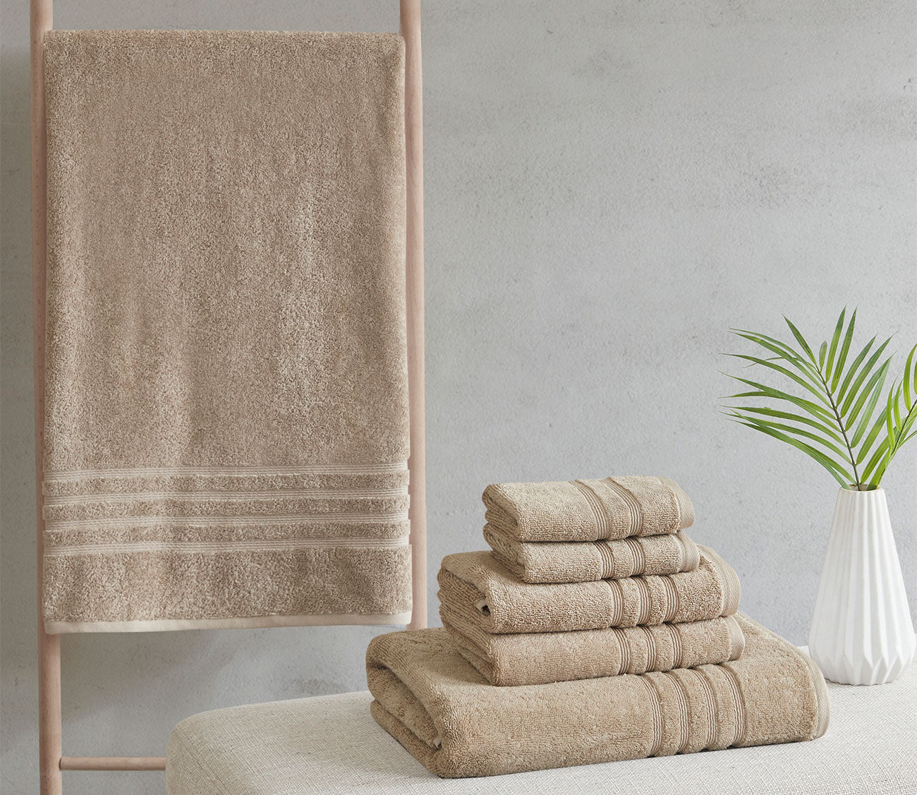 Nurture 6pc Bath Towel Set by Clean Spaces