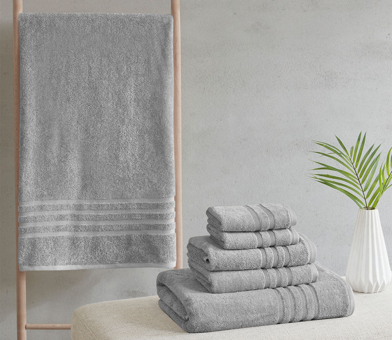 Nurture 6pc Bath Towel Set by Clean Spaces