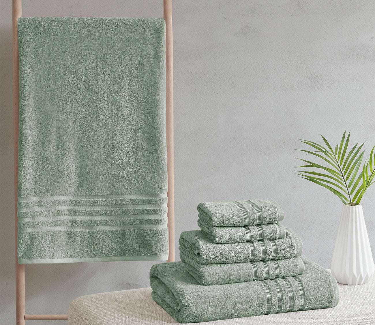 Nurture 6pc Bath Towel Set by Clean Spaces