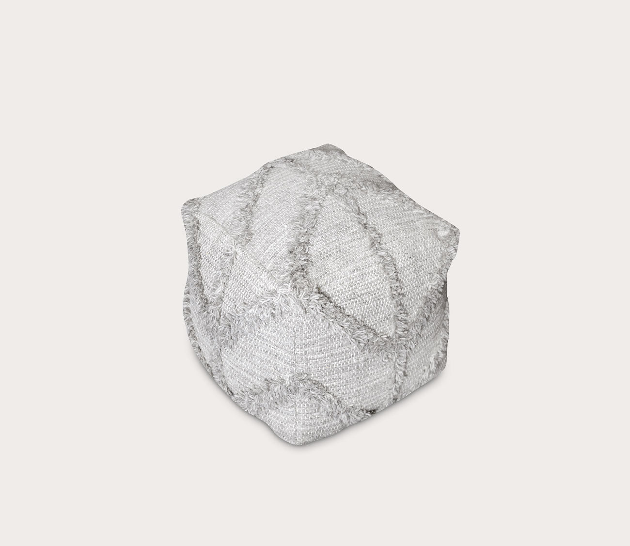 Olfen Gray Pouf by Uttermost