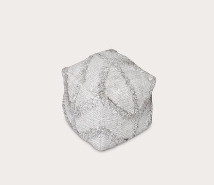 Olfen Gray Pouf by Uttermost