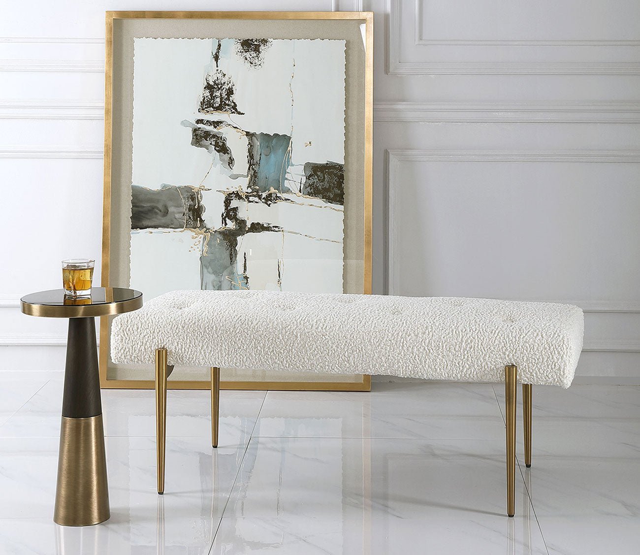Olivier White Bench