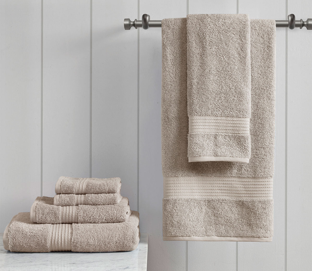 Organic 6pc Bath Towel Set by Madison Park