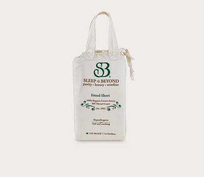 Organic Cotton Fitted Sheet by Sleep & Beyond