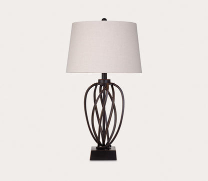 Orson Metal Table Lamp by Bassett Mirror