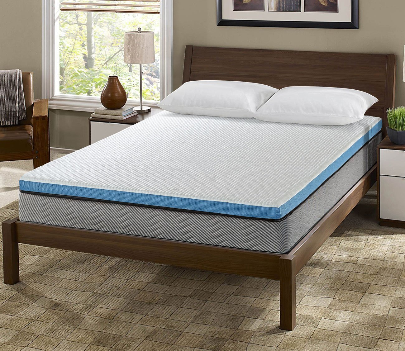 Out Cold Copper Gel-Infused Memory Foam Mattress Topper