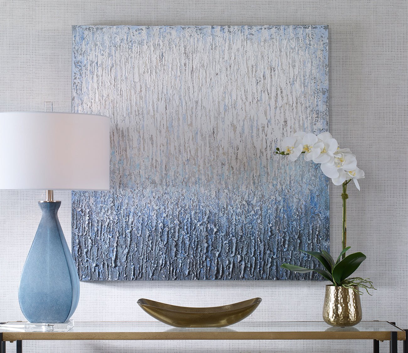 Outside The Window Hand Painted Canvas by Uttermost