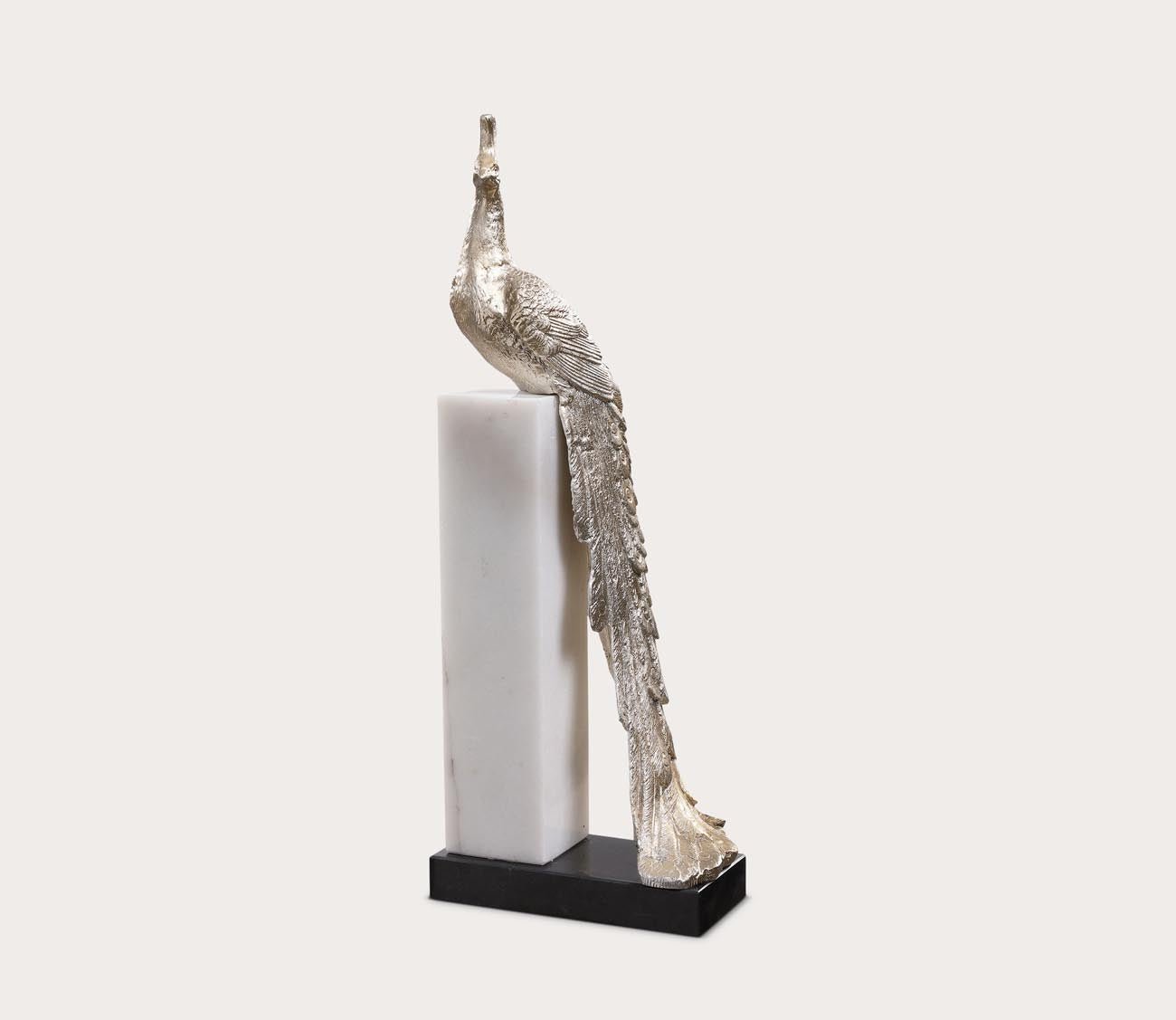 Overseer Peacock Sculpture by Uttermost