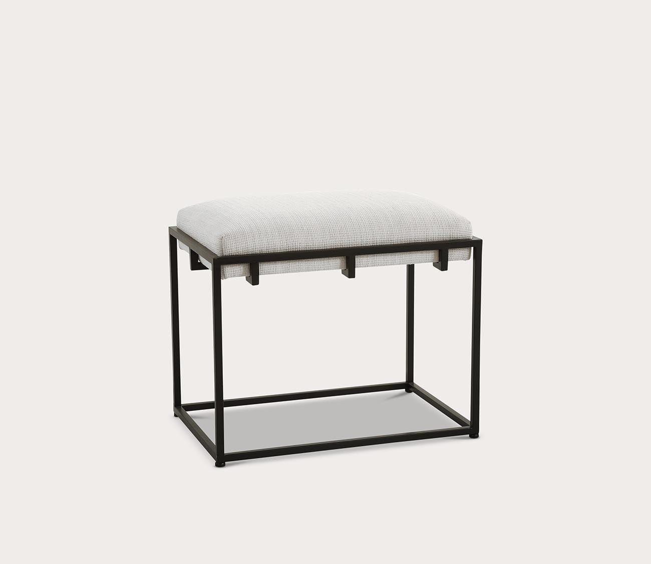 Paradox Small White Bench by Uttermost