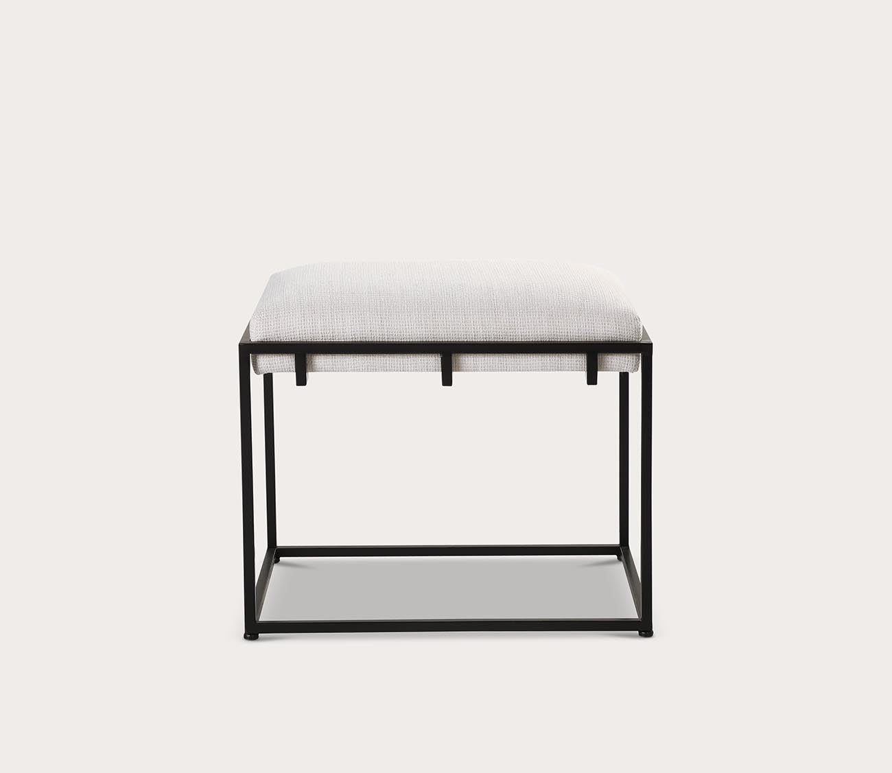 Paradox Small White Bench by Uttermost