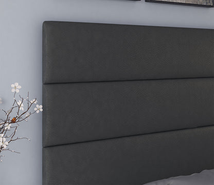 Parker Faux Leather Upholstered Platform Bed by Arkotec
