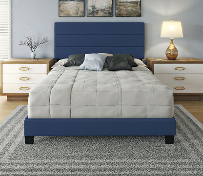 Parker Faux Leather Upholstered Platform Bed by Arkotec
