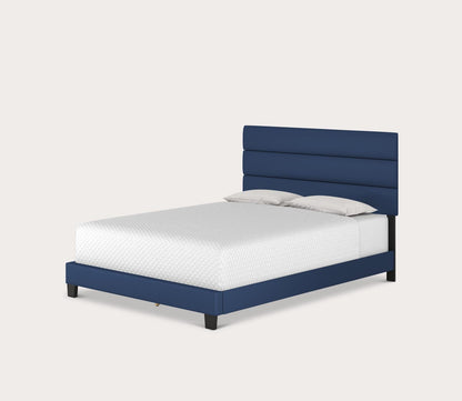Parker Faux Leather Upholstered Platform Bed by Arkotec