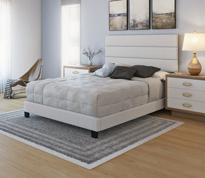 Parker Faux Leather Upholstered Platform Bed by Arkotec