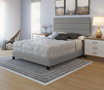 Parker Faux Leather Upholstered Platform Bed by Arkotec