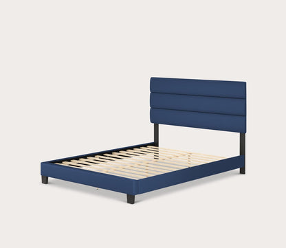 Parker Faux Leather Upholstered Platform Bed by Arkotec