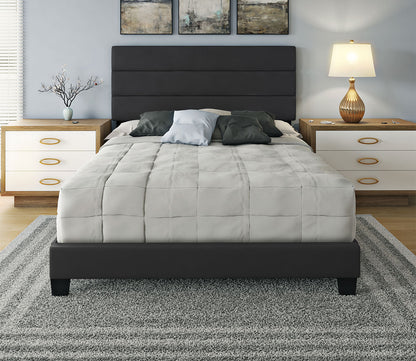 Parker Faux Leather Upholstered Platform Bed by Arkotec