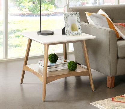 Parker Two-Tone Wood End Table by Madison Park