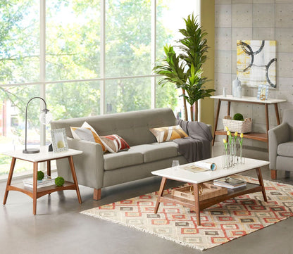 Parker Two-Tone Wood End Table by Madison Park
