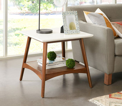 Parker Two-Tone Wood End Table by Madison Park