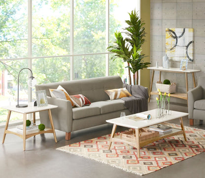 Parker Two-Tone Wood End Table by Madison Park