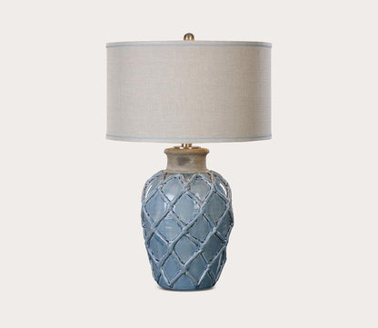 Parterre Pale Blue Table Lamp by Uttermost