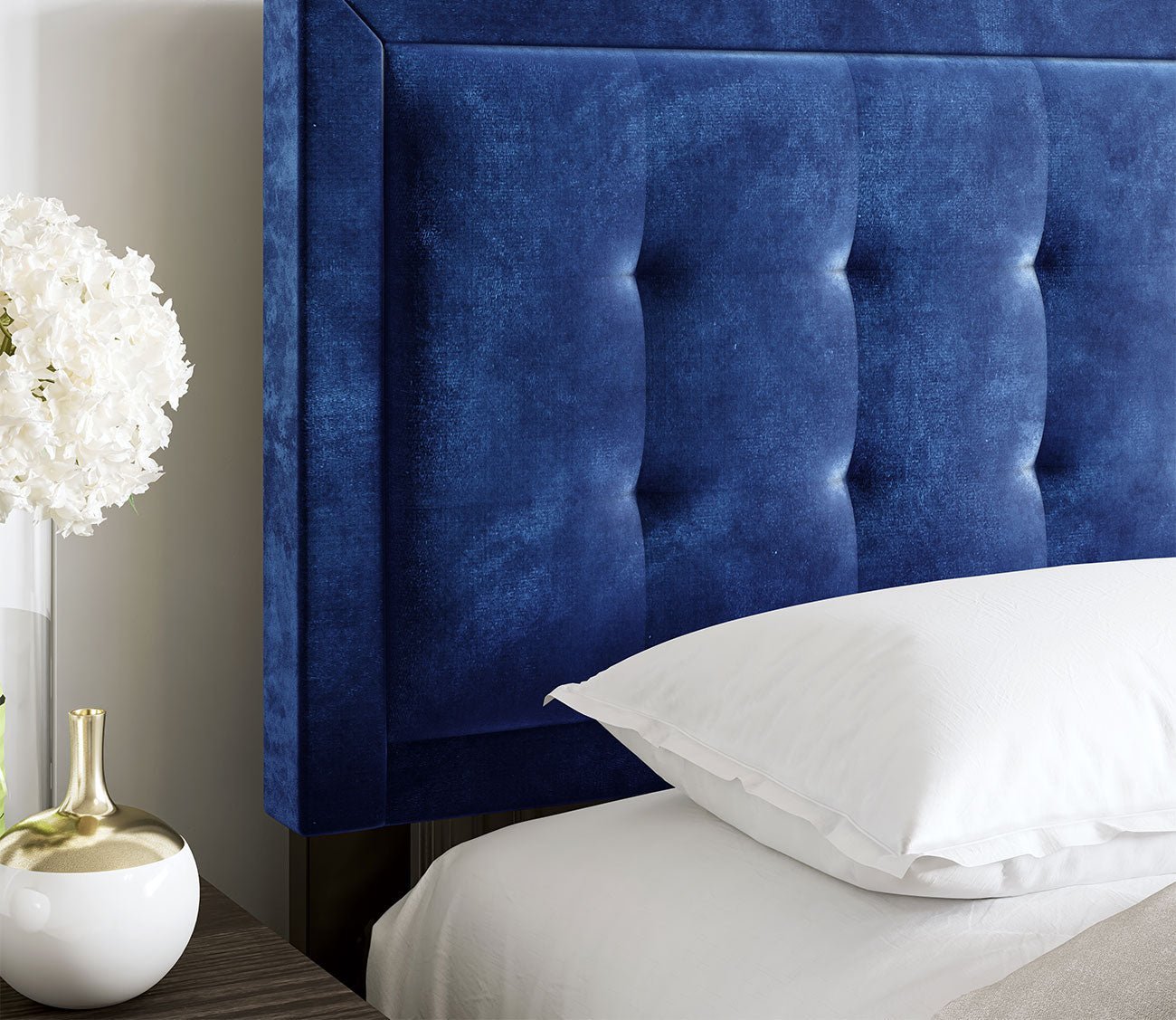 Patterson Tufted Velvet Upholstered Platform Bed by Arkotec