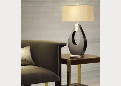 Pearson Pecan Table Lamp by Nova Lighting