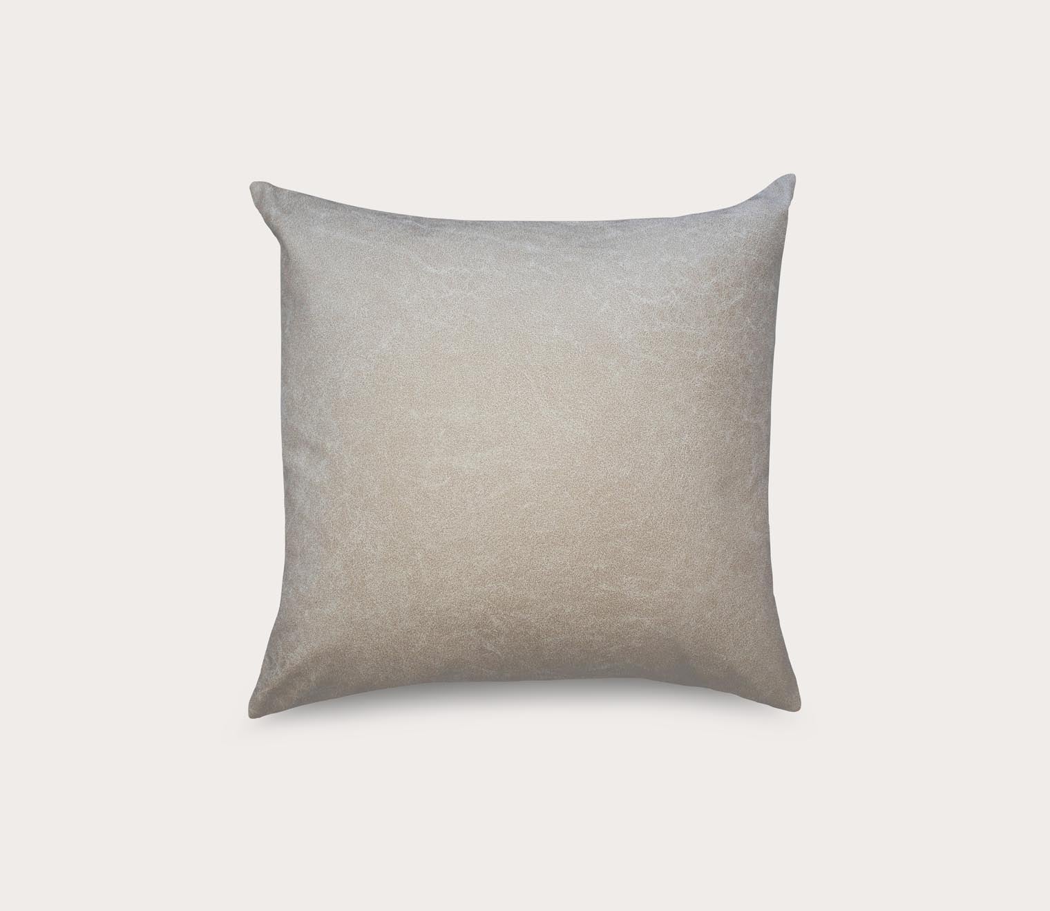 Pebble Faux Leather Throw Pillow