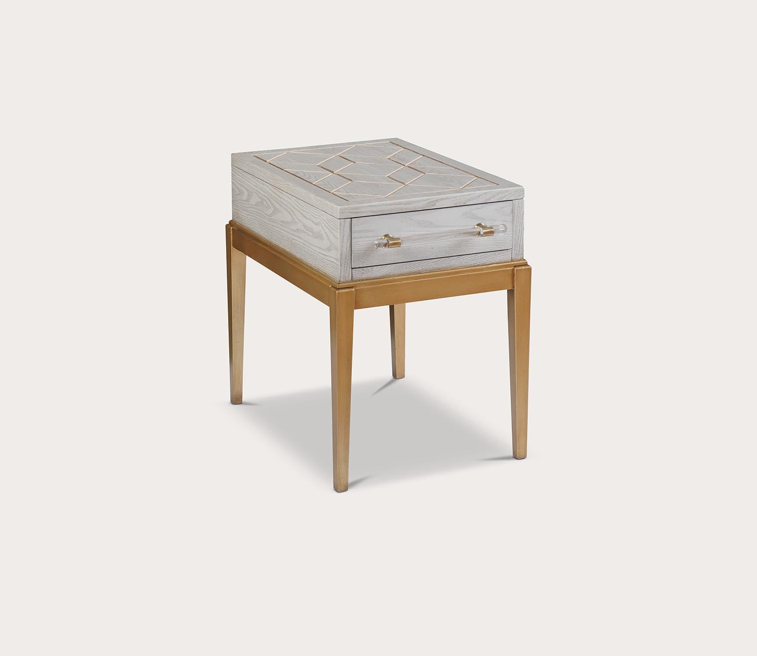 Perrine Chairside Table by Bassett Mirror