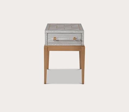 Perrine Chairside Table by Bassett Mirror