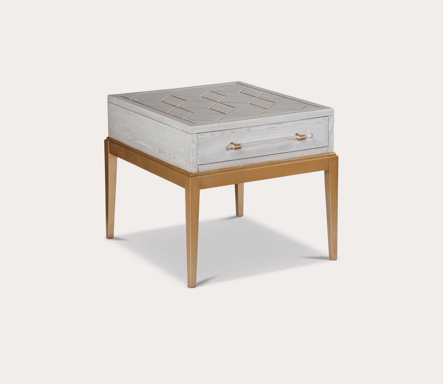 Perrine Rectangular End Table by Bassett Mirror