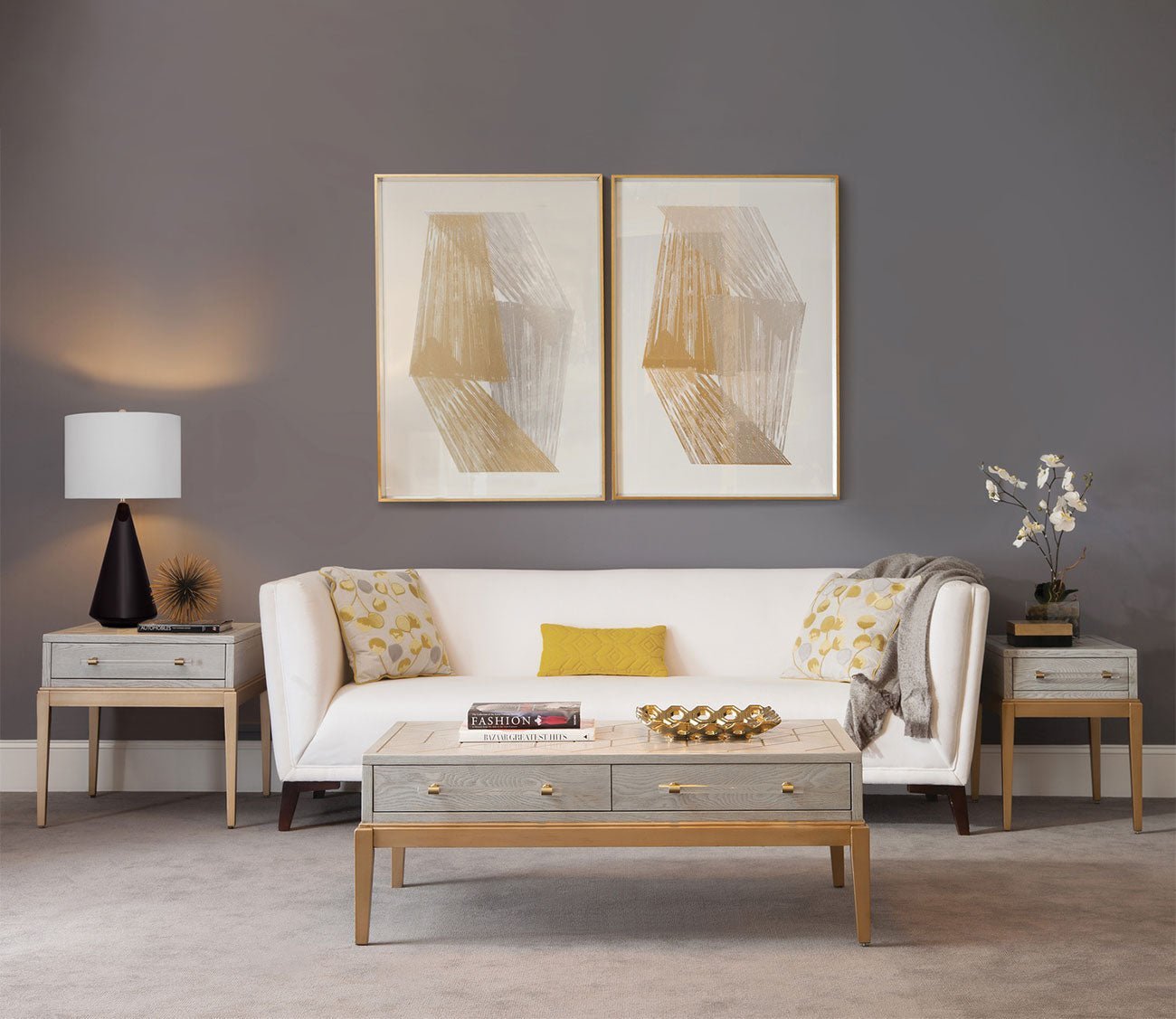 Perrine Rectangular End Table
