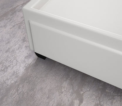Piazza Faux Leather Platform Storage Bed Base by Arkotec