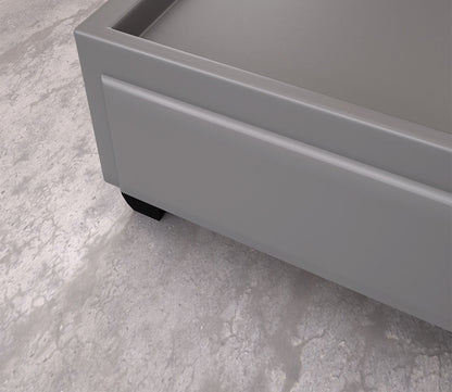 Piazza Faux Leather Platform Storage Bed Base by Arkotec
