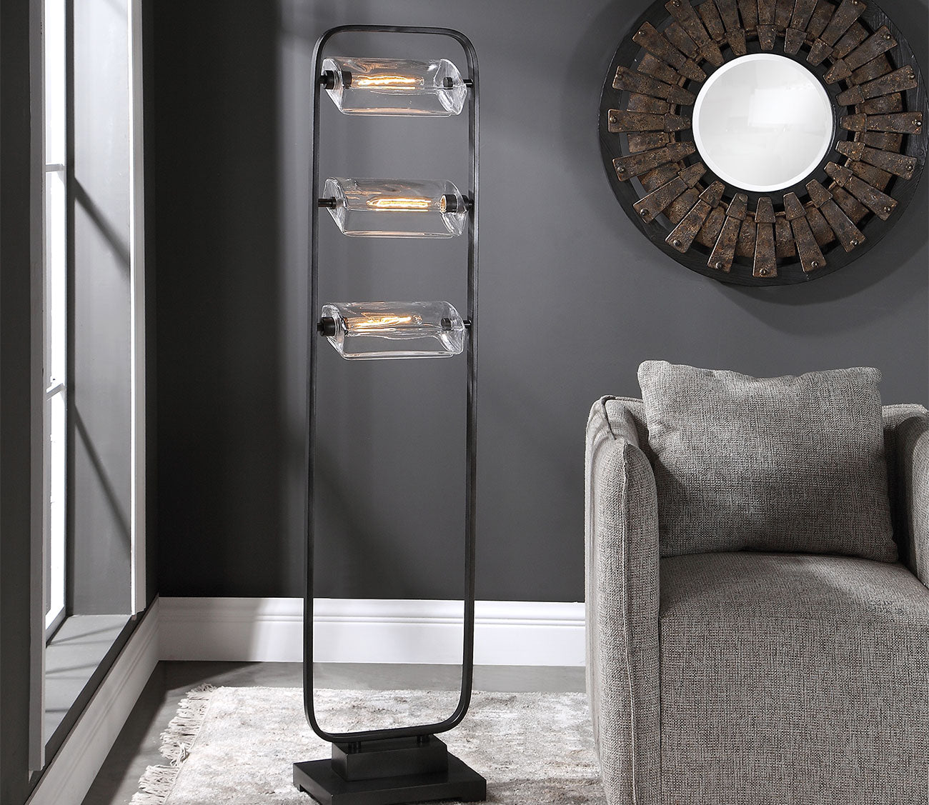 Pilato Industrial Floor Lamp